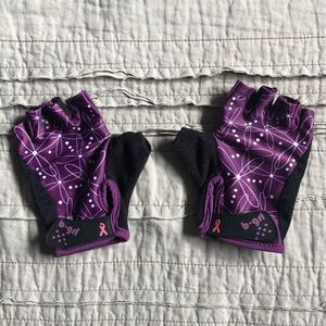 B-grl padded bike riding gloves